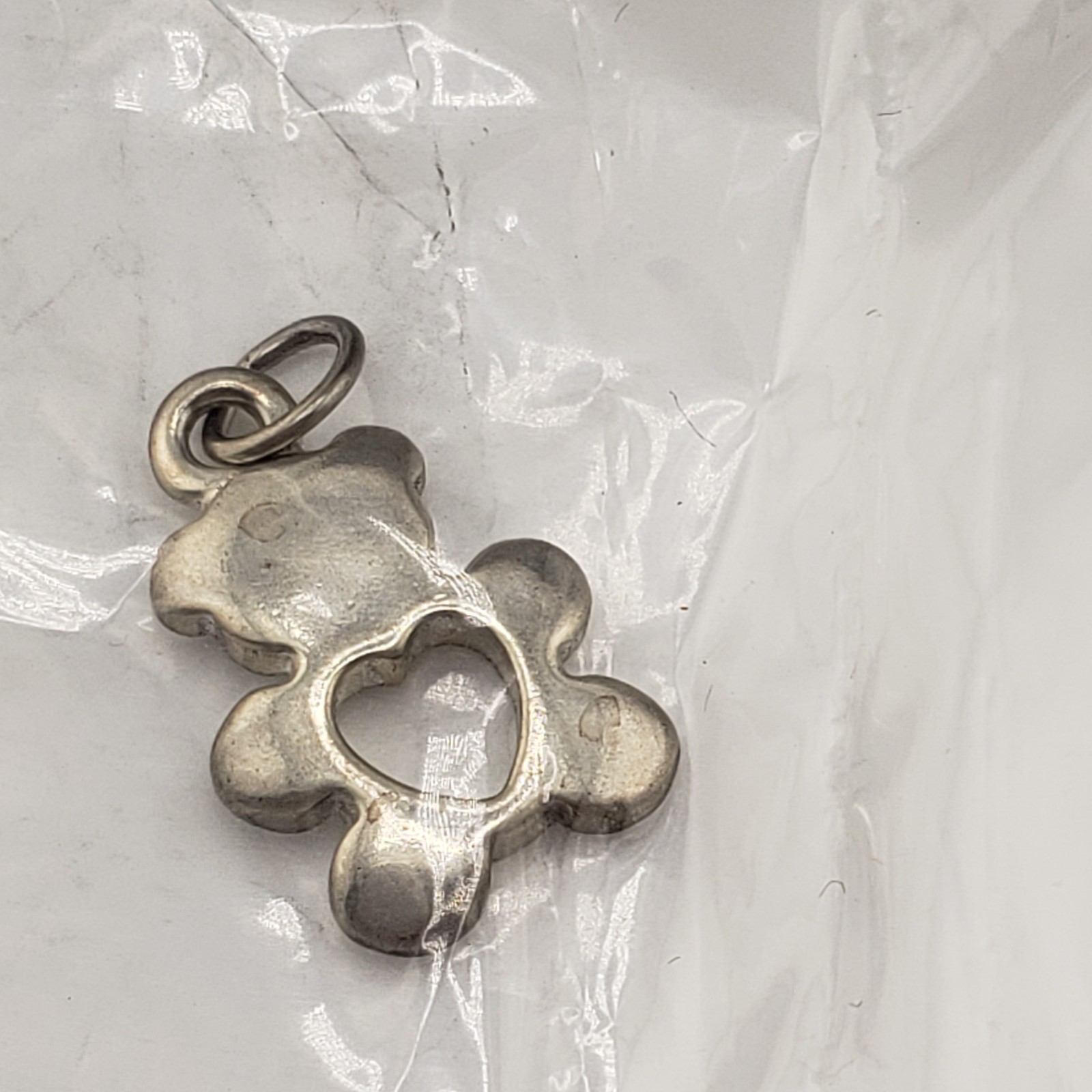 Avon Teddy Bear Necklace Sterling Silver 1999 New In Box Dainty Coquette Y2K