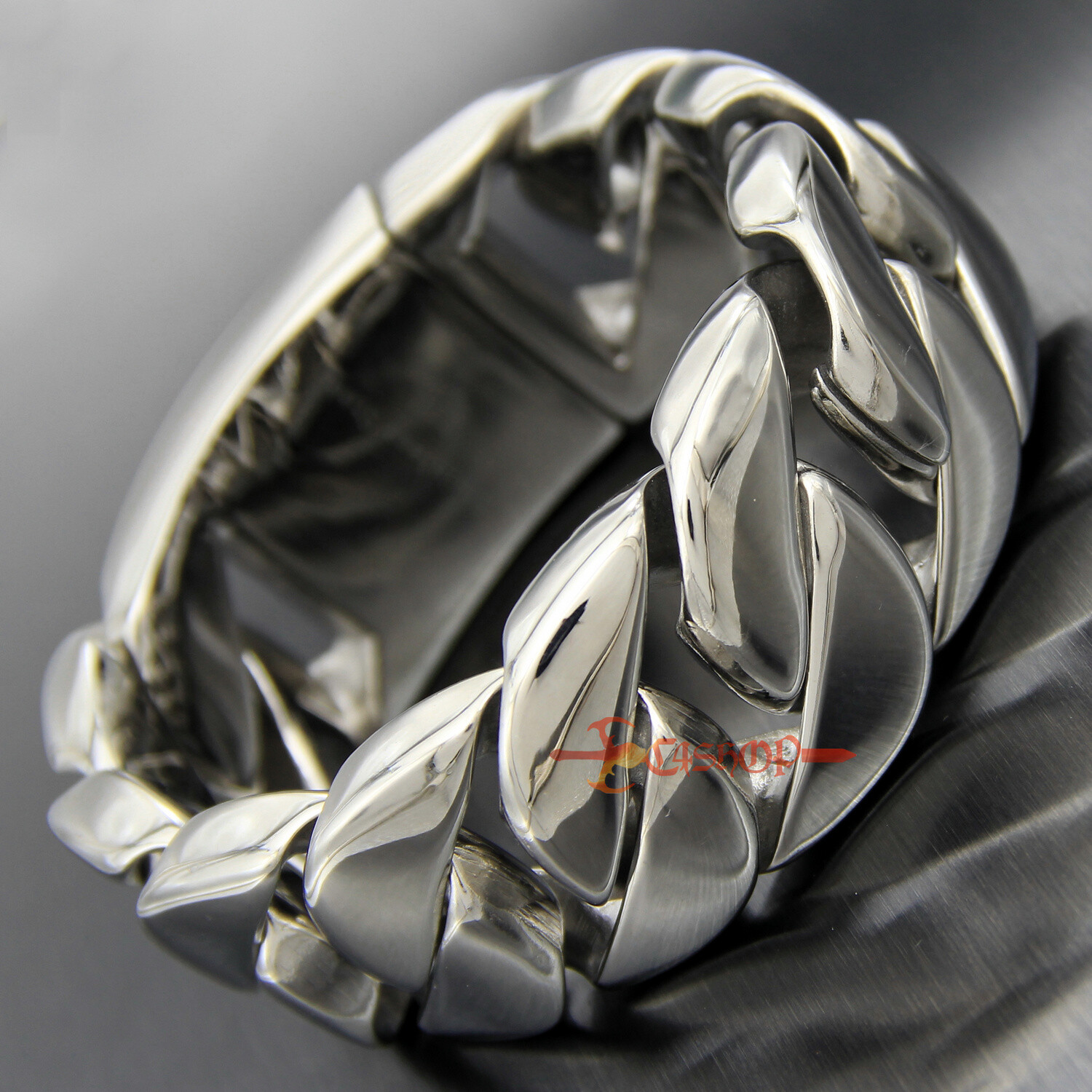 Men’s Thick Heavy Chain Stainless Steel Cuban Link Necklace Bracelet 20/24/31mm