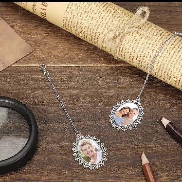 Graduation Cap Tassel Photo Charm Decoration Oval Silver Tone New Gift *1 Charm*
