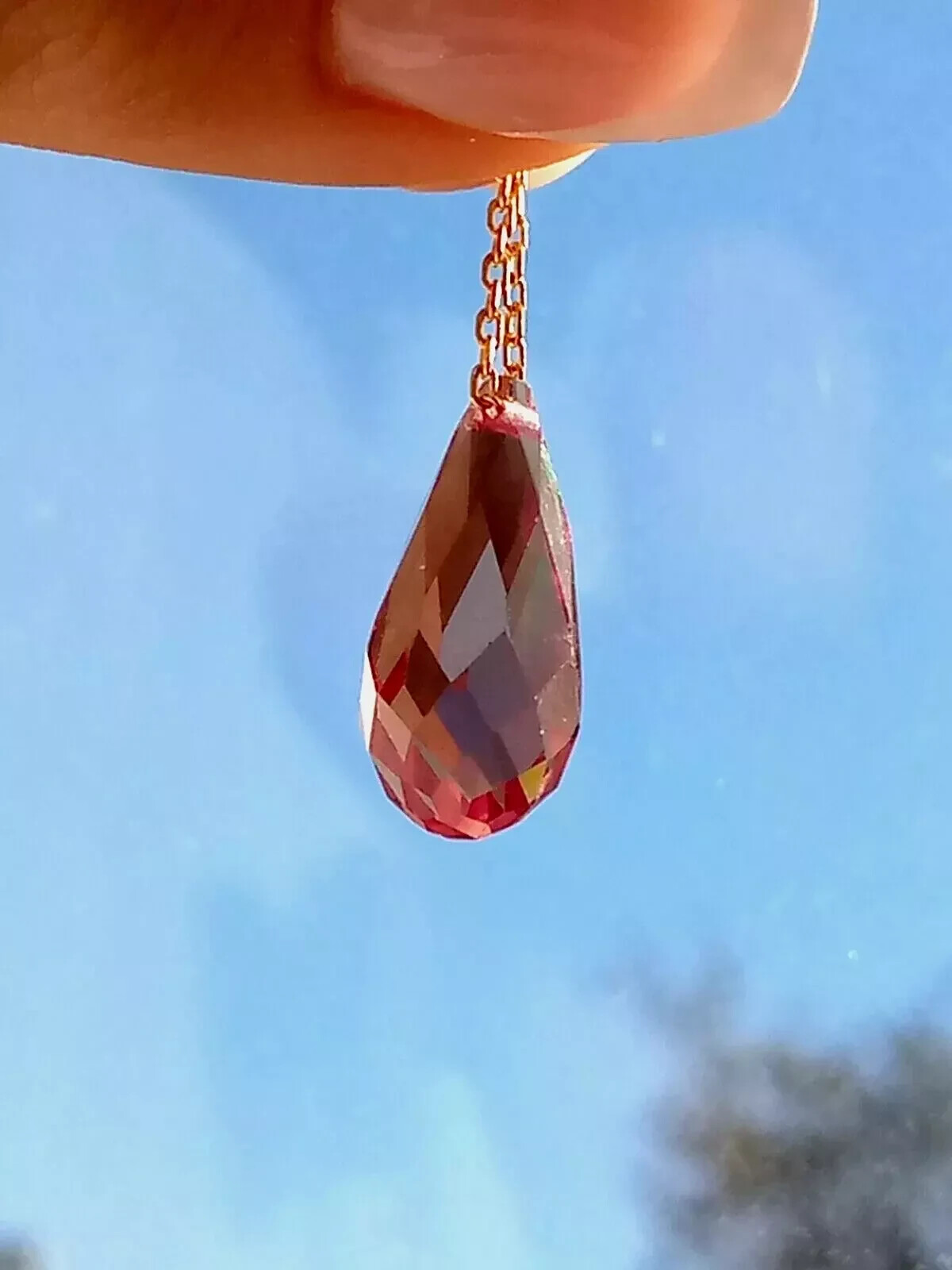 47 Ct Natural 7 Color Zultanite Pendant 925 Silver Loose Certified Gemstone