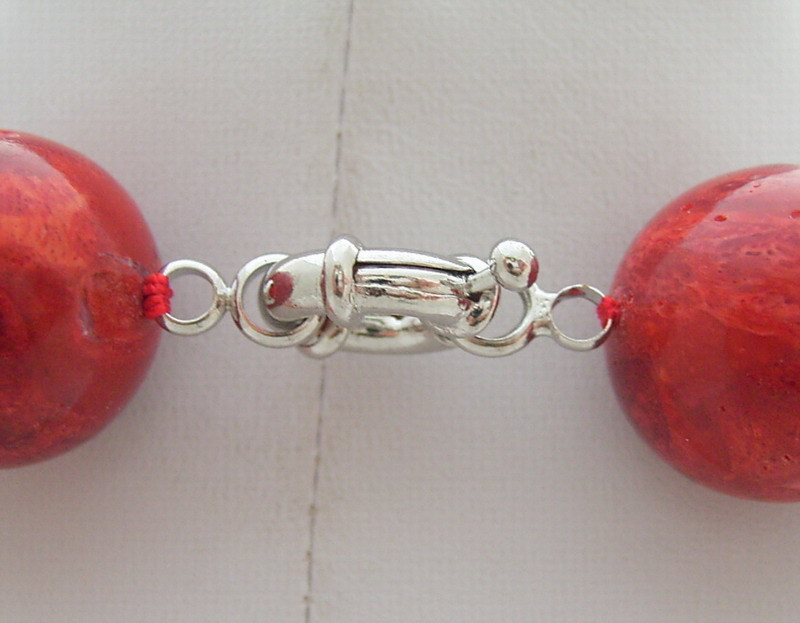 20″ 20MM Red Coral Necklace