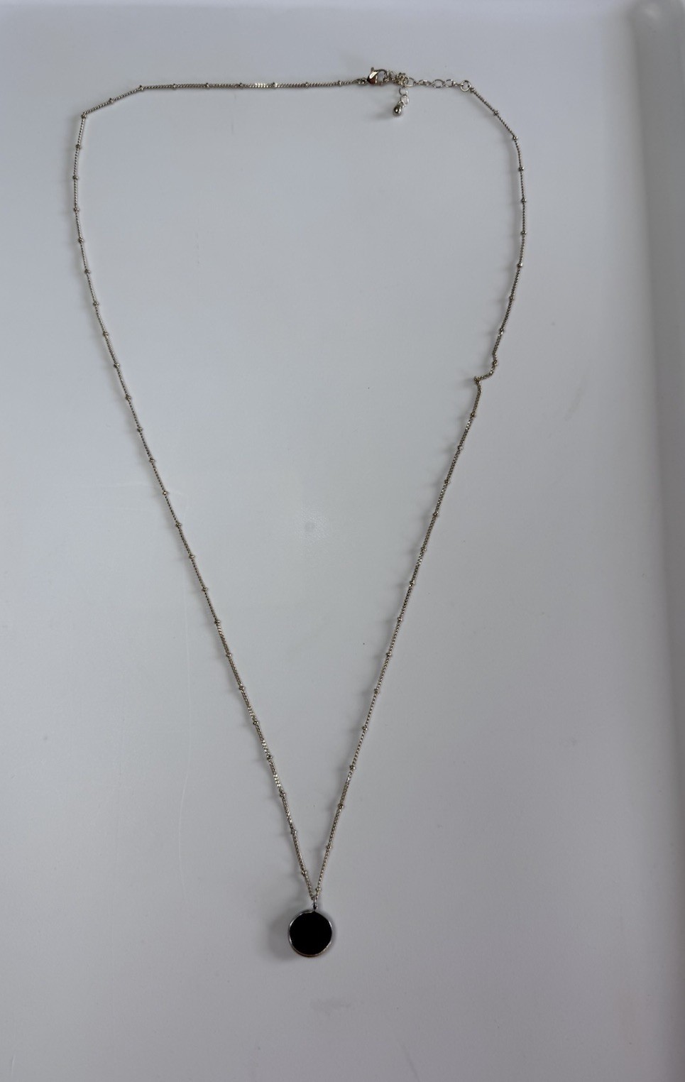 Gold Plated Necklace 18 Inches Adjustable Clasp Excellent Condition