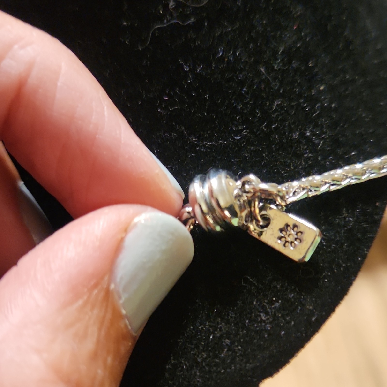 Ginger Snap Long Necklace With Magnetic Clasp