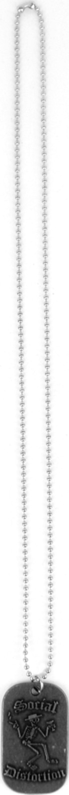 67100 Social Distortion Dancing Skeleton Music Band Gift Punk Dog Tag Necklace