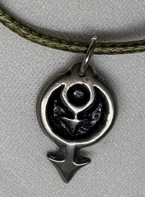 Mars and mars Male symbols 925 Pendant Gay Pride LGB original signed by JKL 147