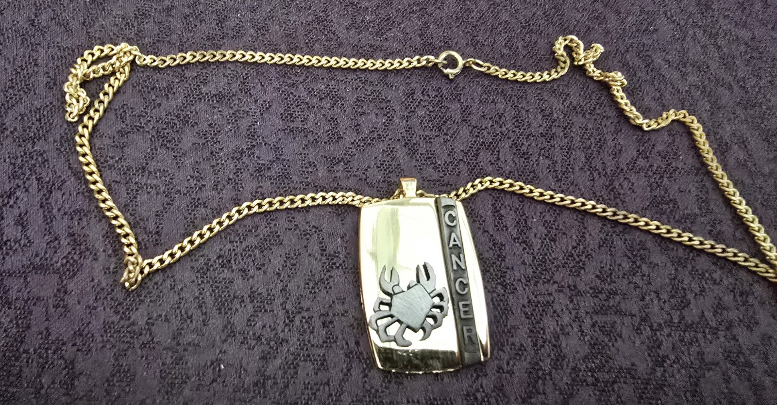 12 – Goldtone Horoscope Zodiac Signs Dog Tag Pendant Necklace 12 – Constellation