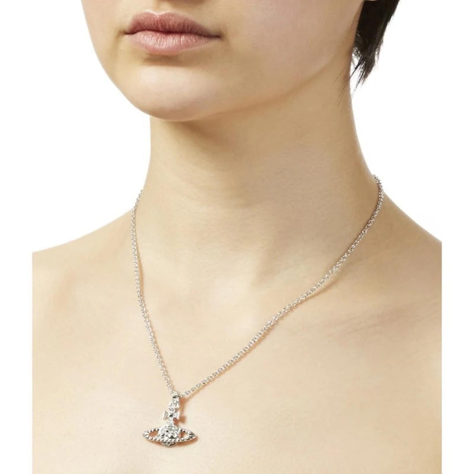 Vivienne Westwood Mayfair Bas Relief Orb Pendant Necklace