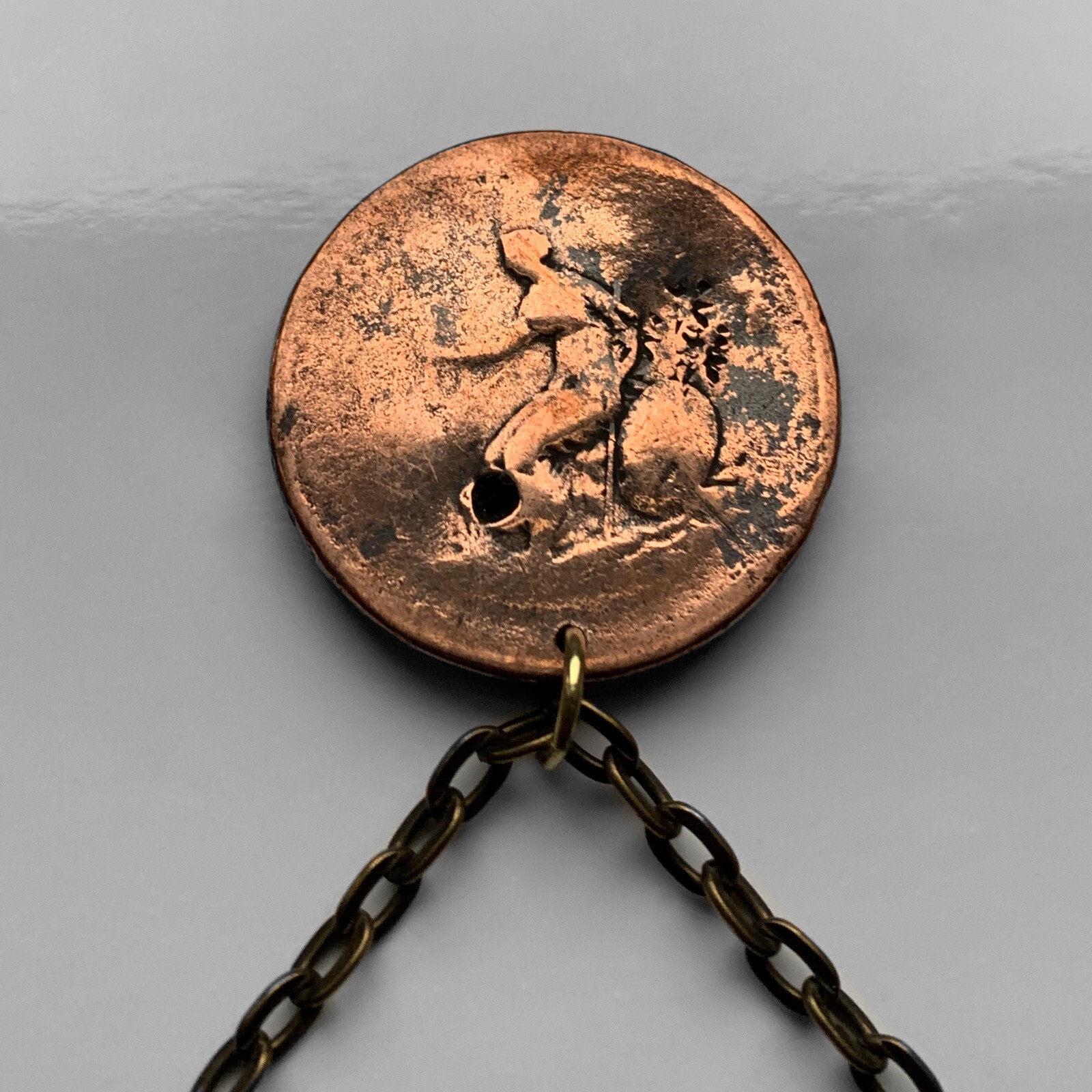 1806-1807 UK Great Britain coin pendant King George III Britannia England 001847