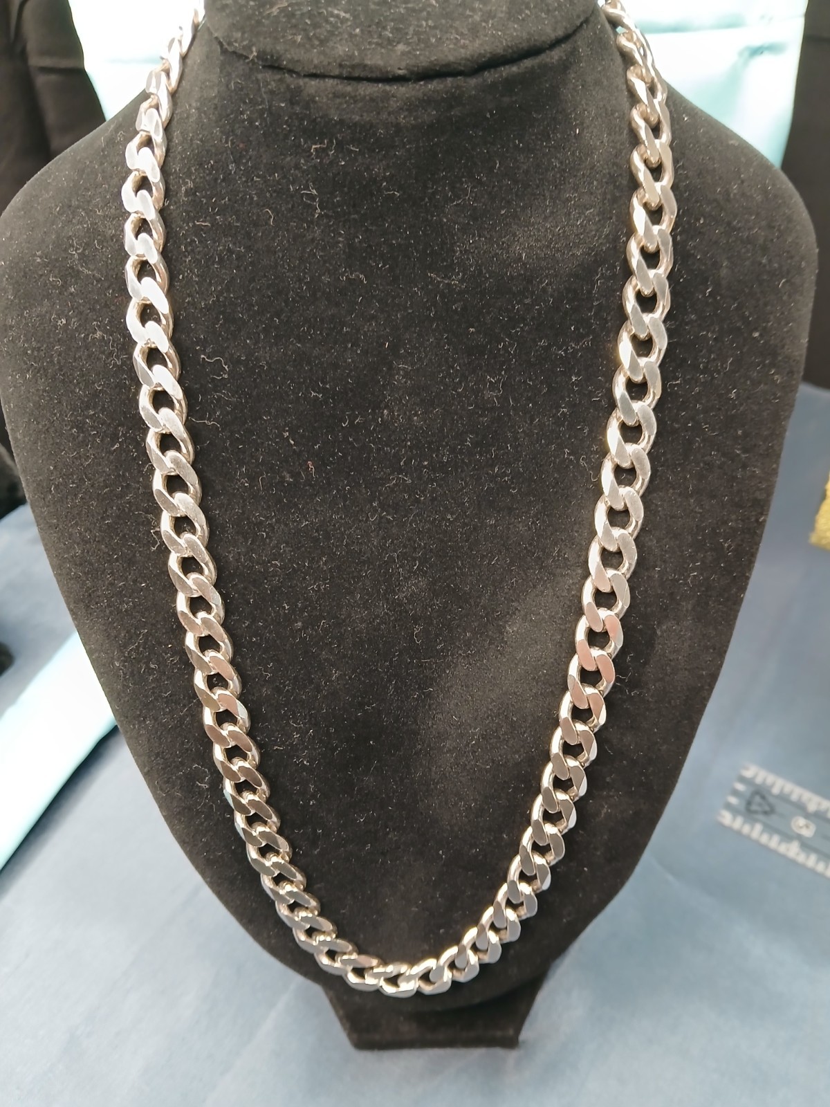 Sterling Silver 80 gram CUBAN Curb Link Necklace 9+mm .925