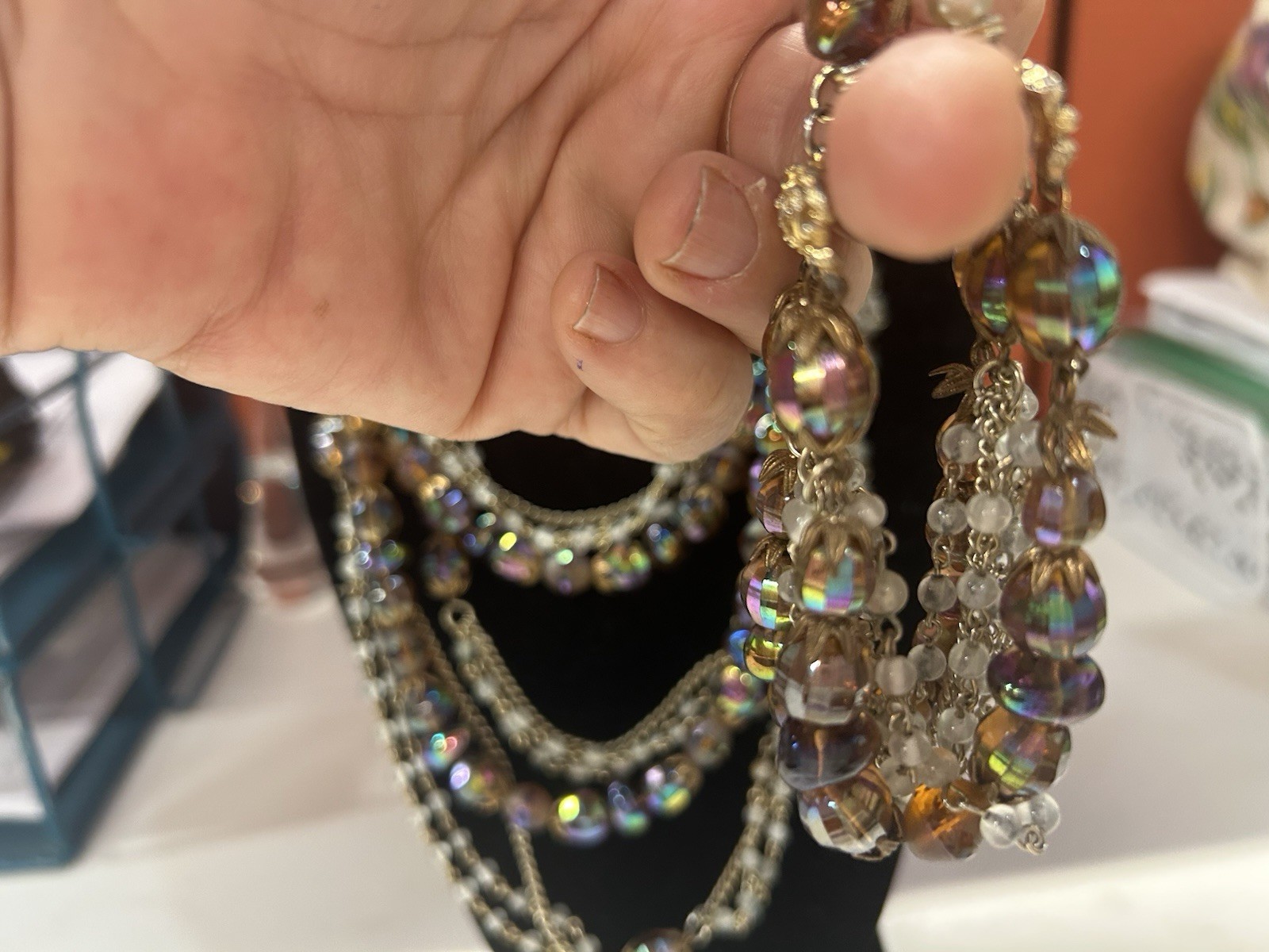 Hobe Stunning multi strand necklace and bracelet set 1960’s