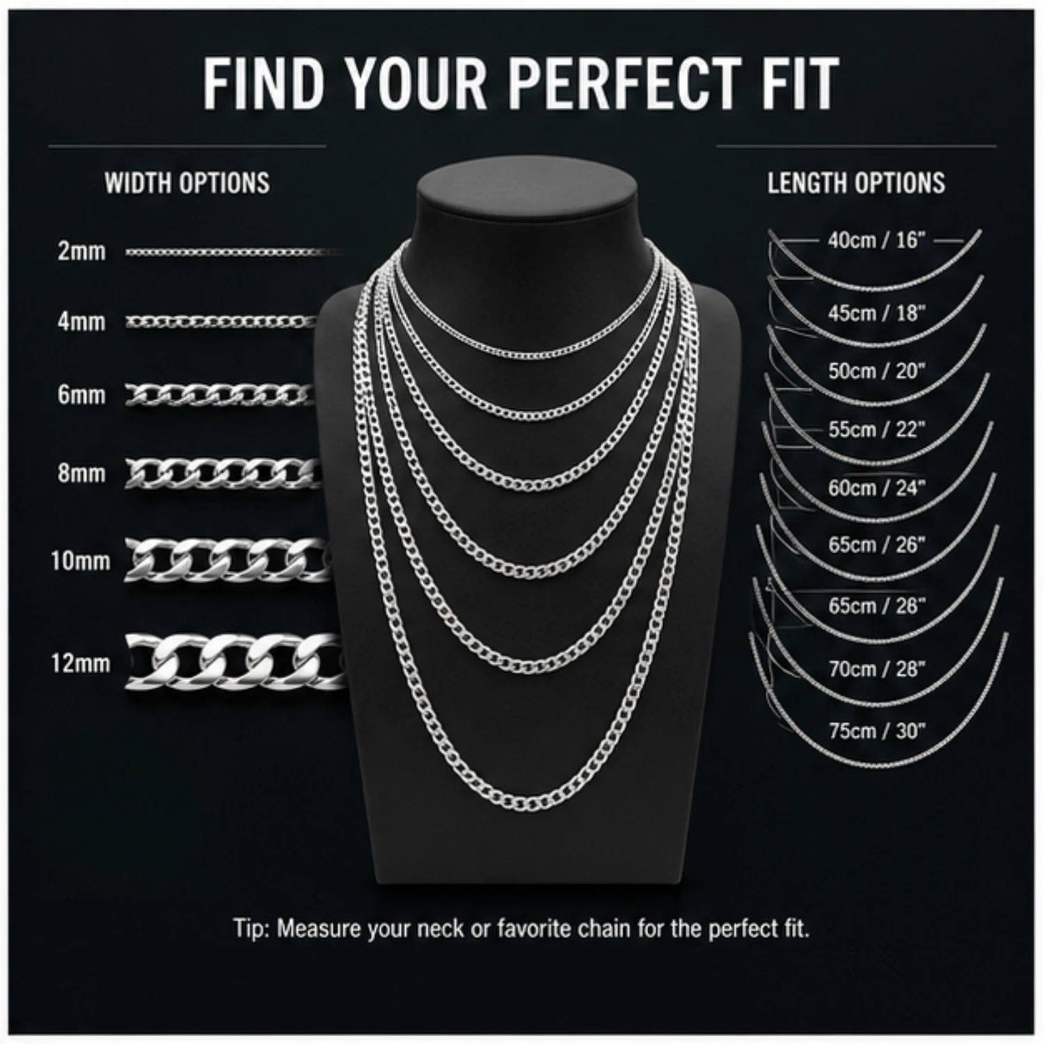 Solid 925 Sterling Silver Plated Chain Necklace Men Women Wedding Engagement Gif