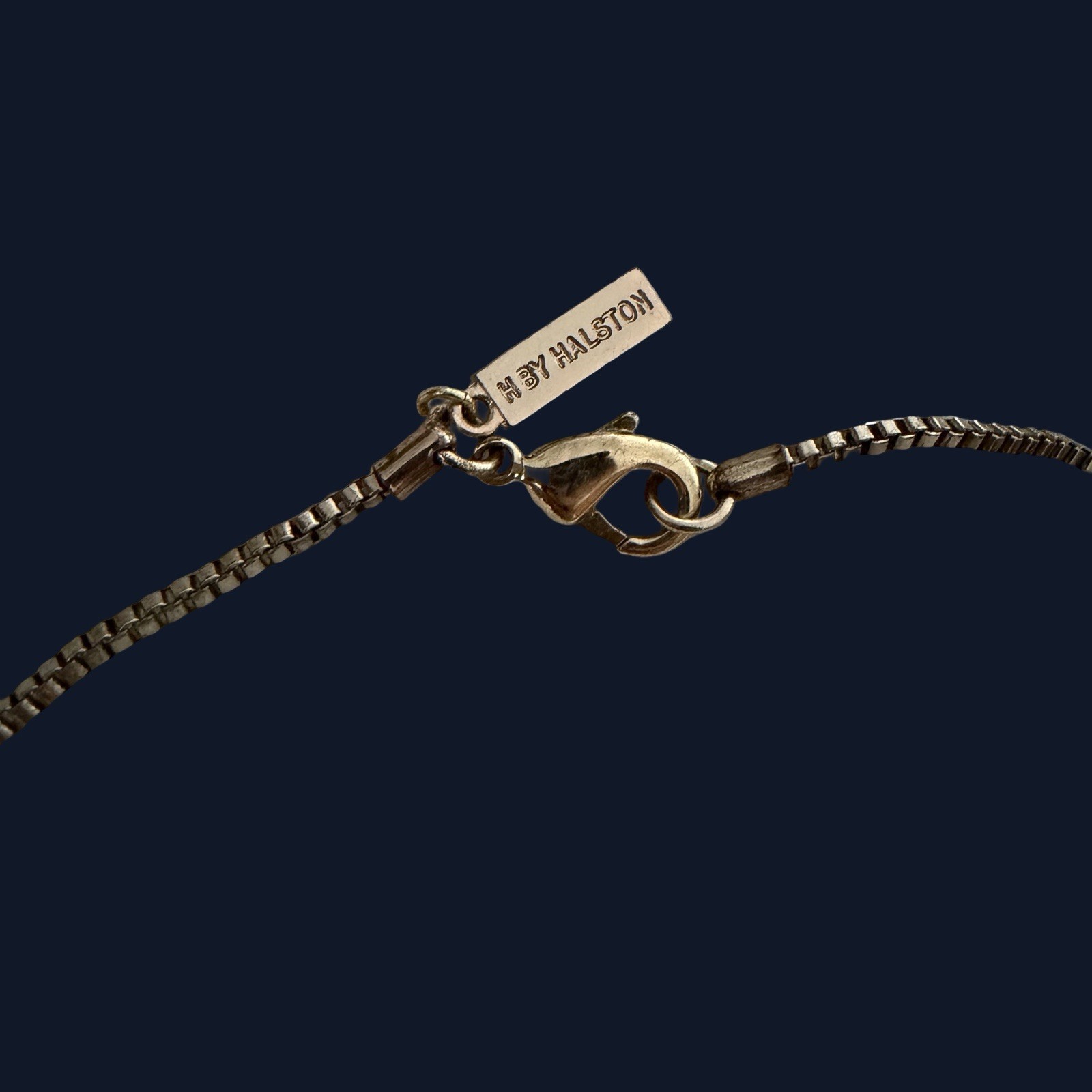 H by Halston 36″ Cylinder Pavé Crystal Bar Drop Pendant Necklace – Gold Tone