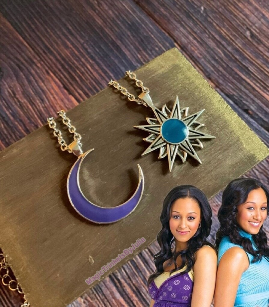 Twitches Necklaces Moon Sun Pendant Matching Friendship Necklaces