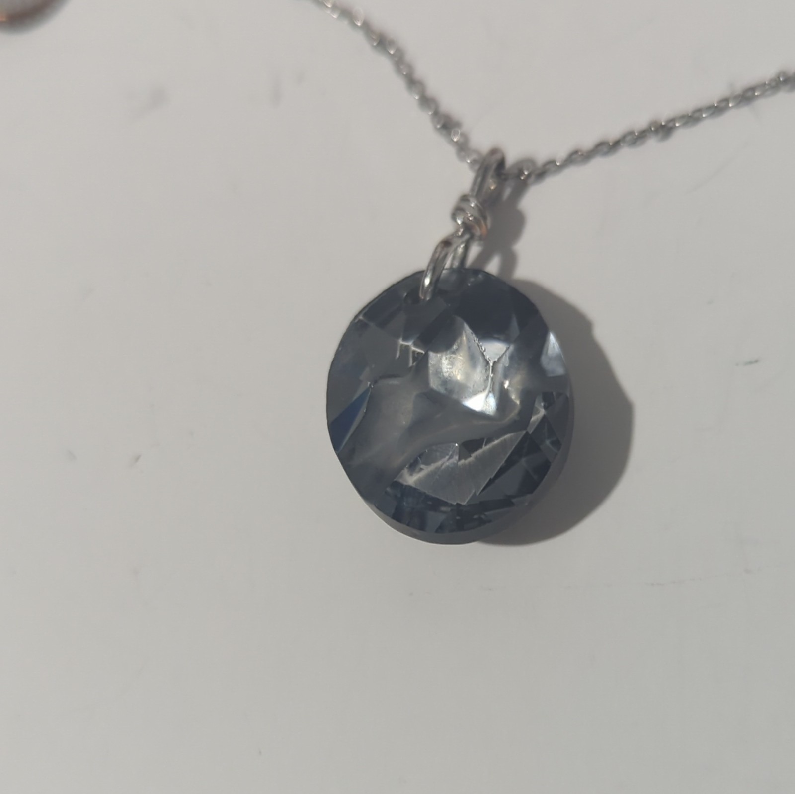 RARE Touchstone Crystal Swarovski KAPUTT Charm Necklace Double Take Earrings