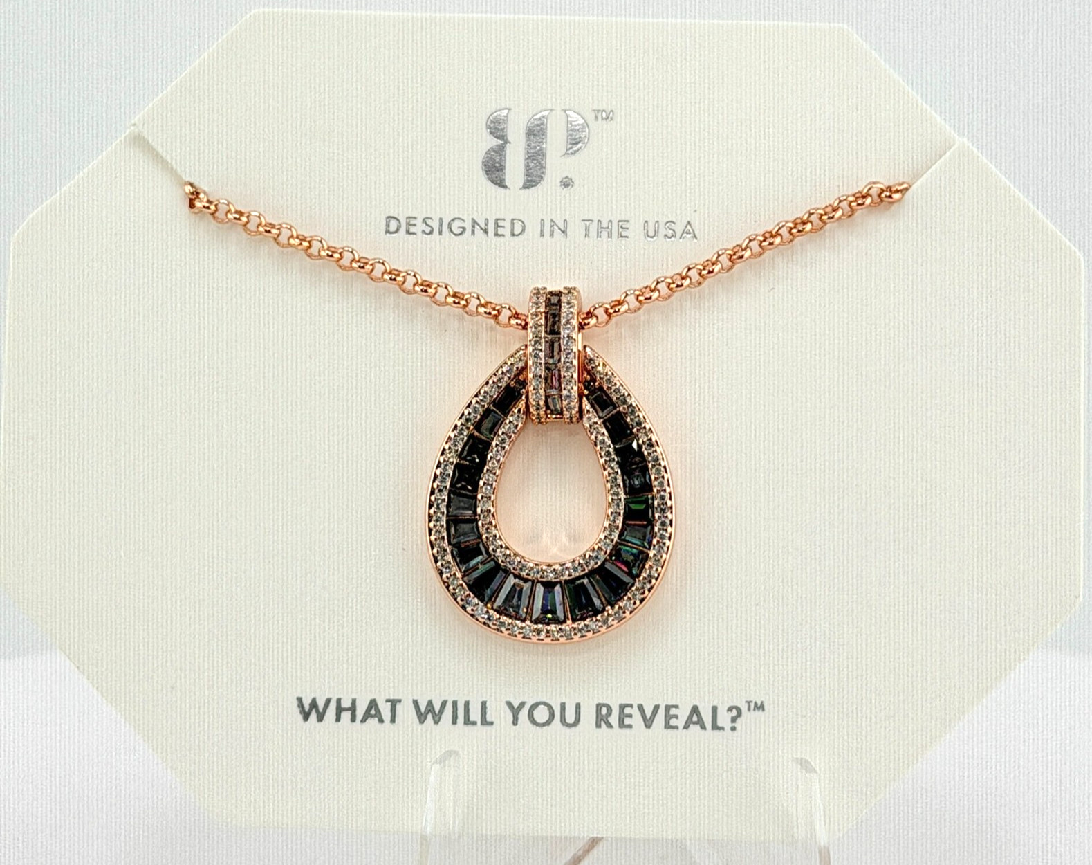 Bomb Party June Necklace “Beautiful In The Detail” Alexandrite Rose Gold NK58873