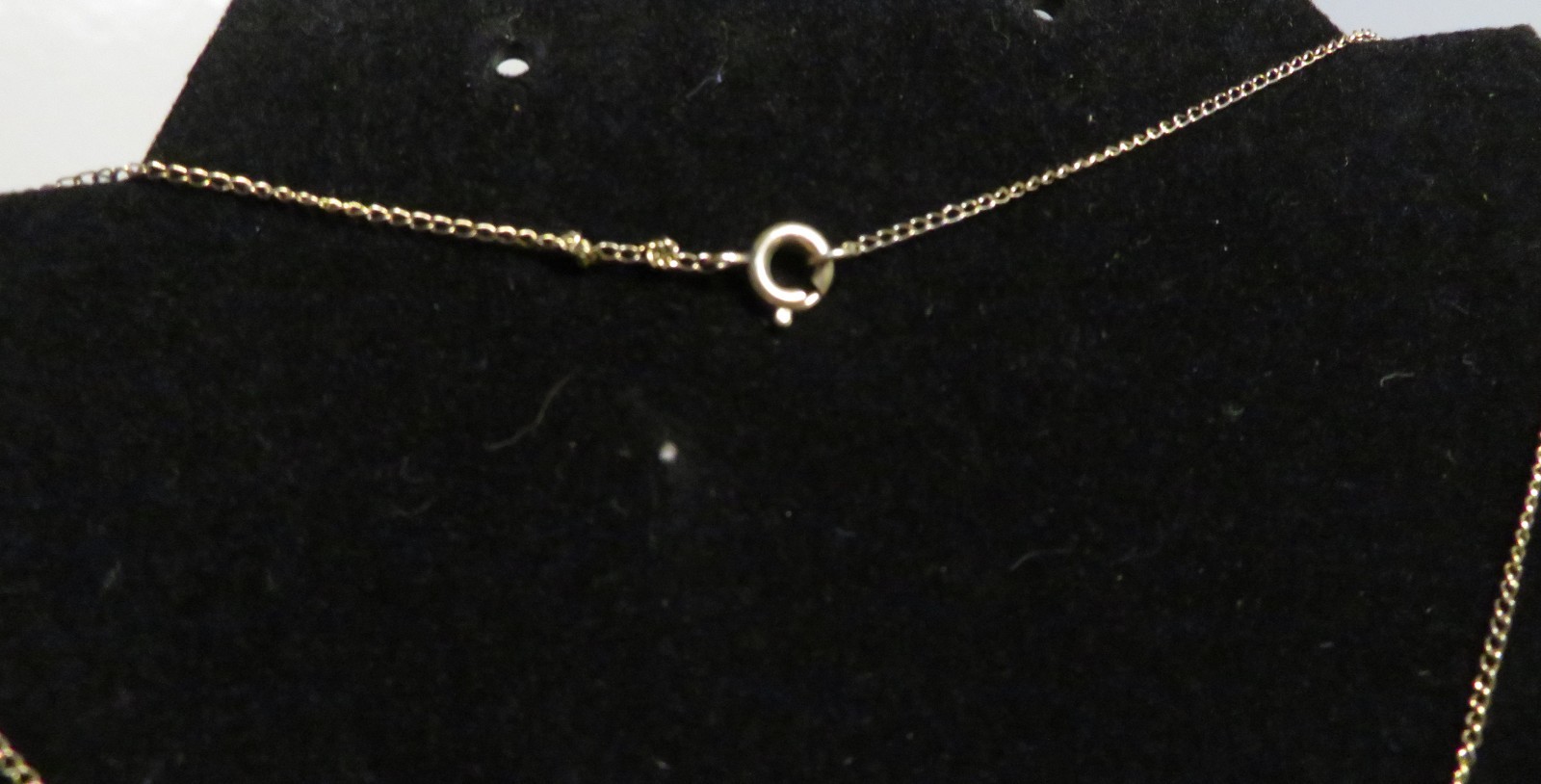 Gold Tone Star Pendant Necklace Minimalist Dainty Cable Chain 15in Knoted 12kGF