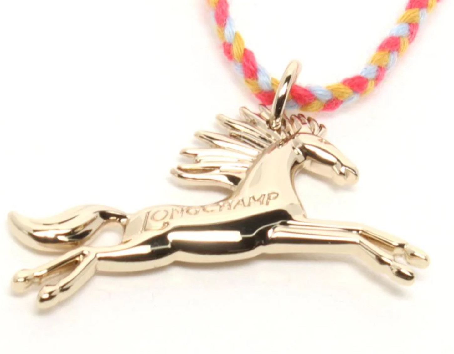 Longchamp Necklace Choker Horse Motive in Parisian Wave Tin