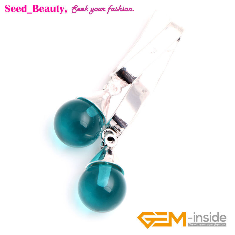 Tibetan Silver Opalite Round Sandstone Beaded Jewelry Pendant Necklace Gift 12mm