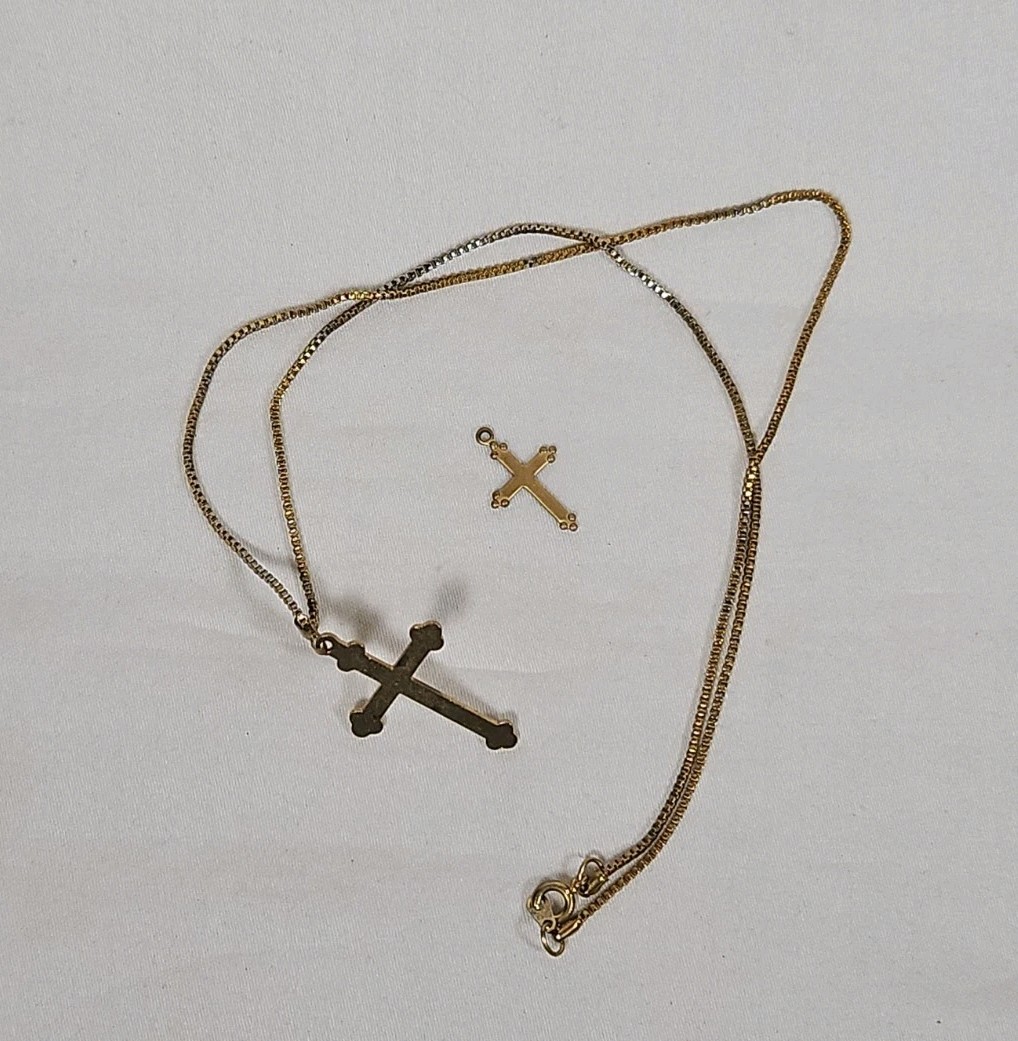 Catholic Medals 16x Lot Pendants Crosses Religious Saints Luke Joseph St Anthony