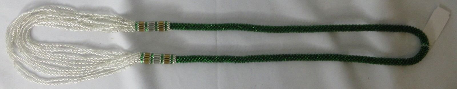 Himalayan Gems Glass Seed Bead Necklace 16″ Long Made in Nepal BEAUTIFUL