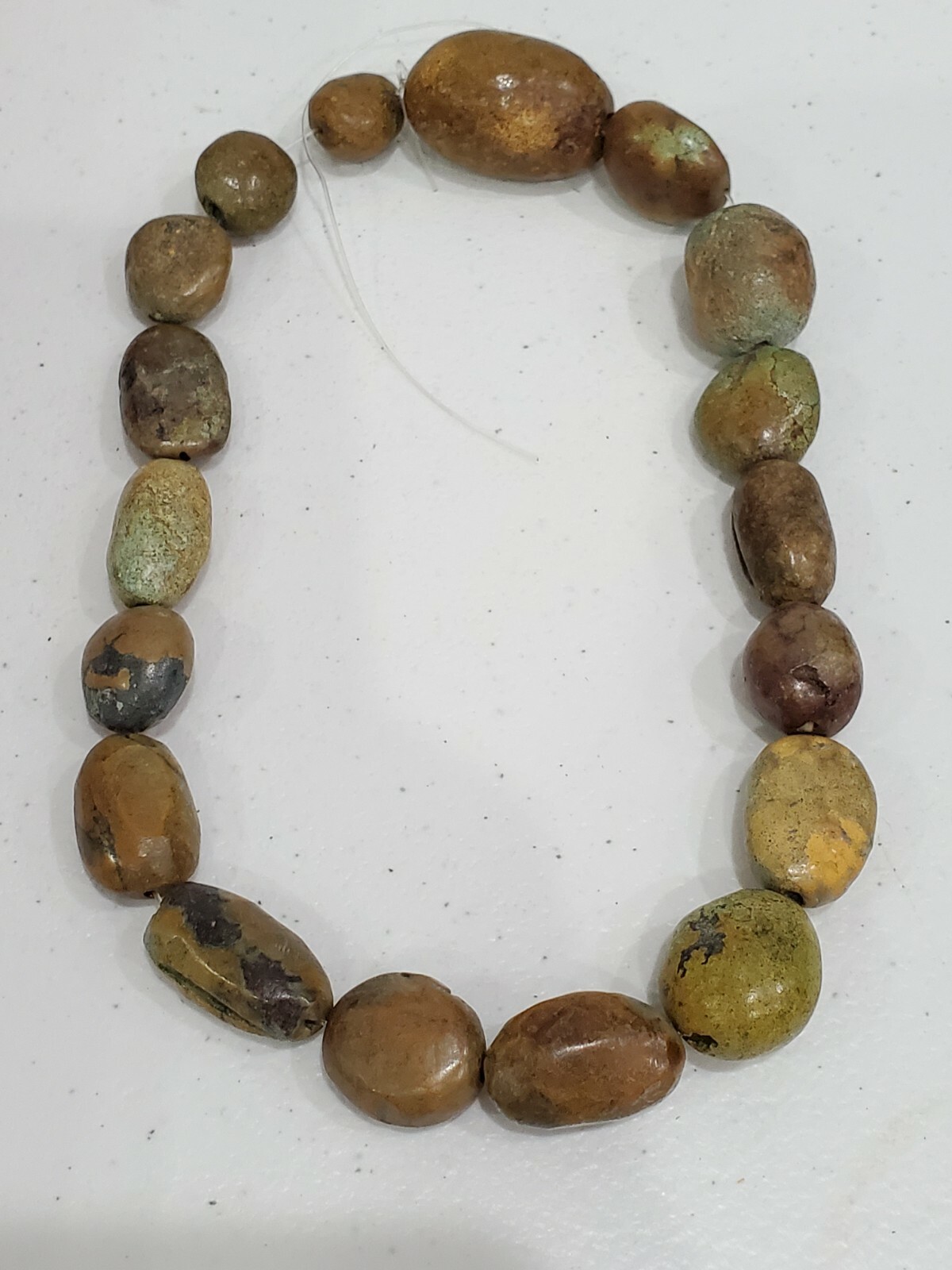 Natural Turquoise Bold Necklace Unfinished