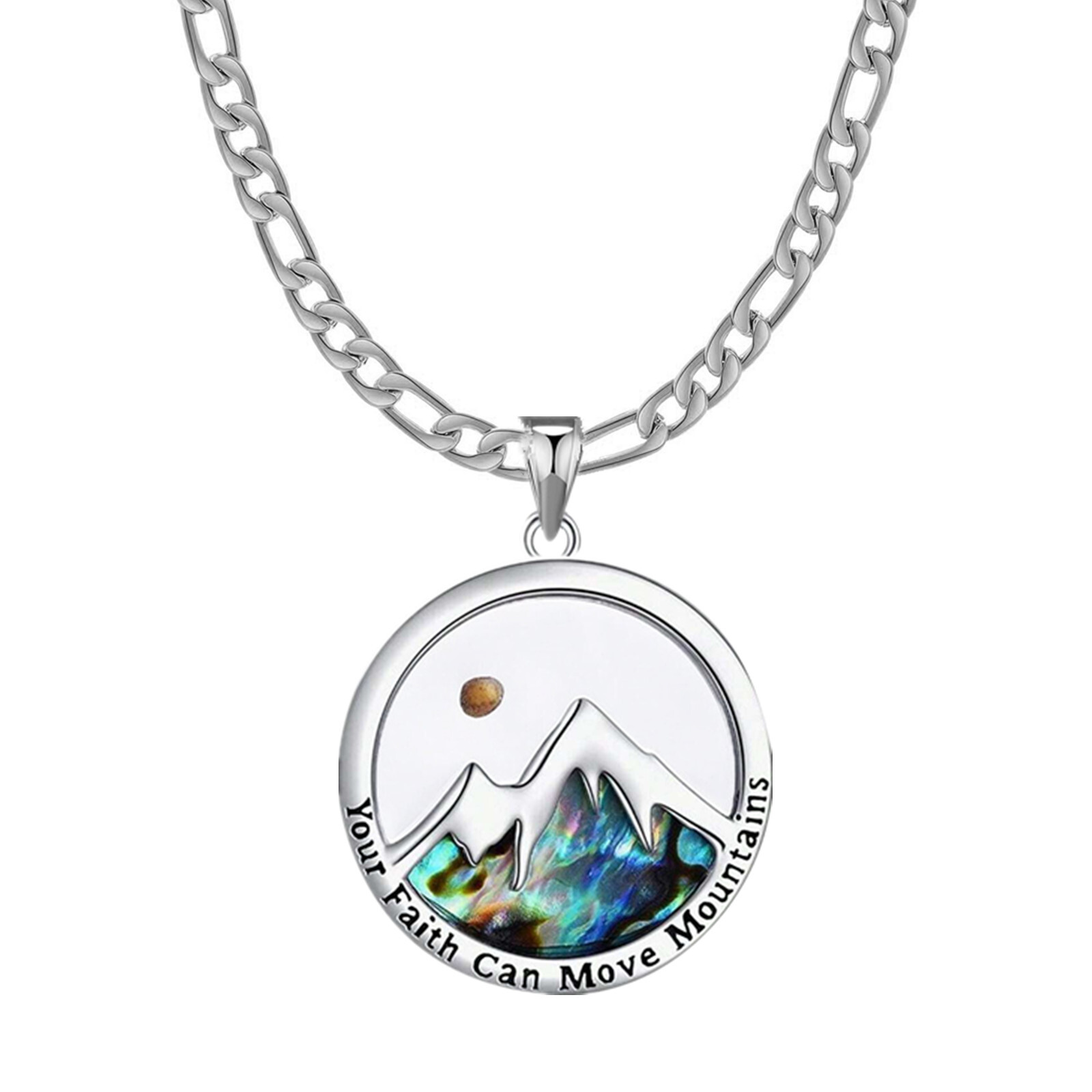 Mustard Seed Faith Necklace Matthew 17:20 Bible Christian Pendant Chain 16″-24″