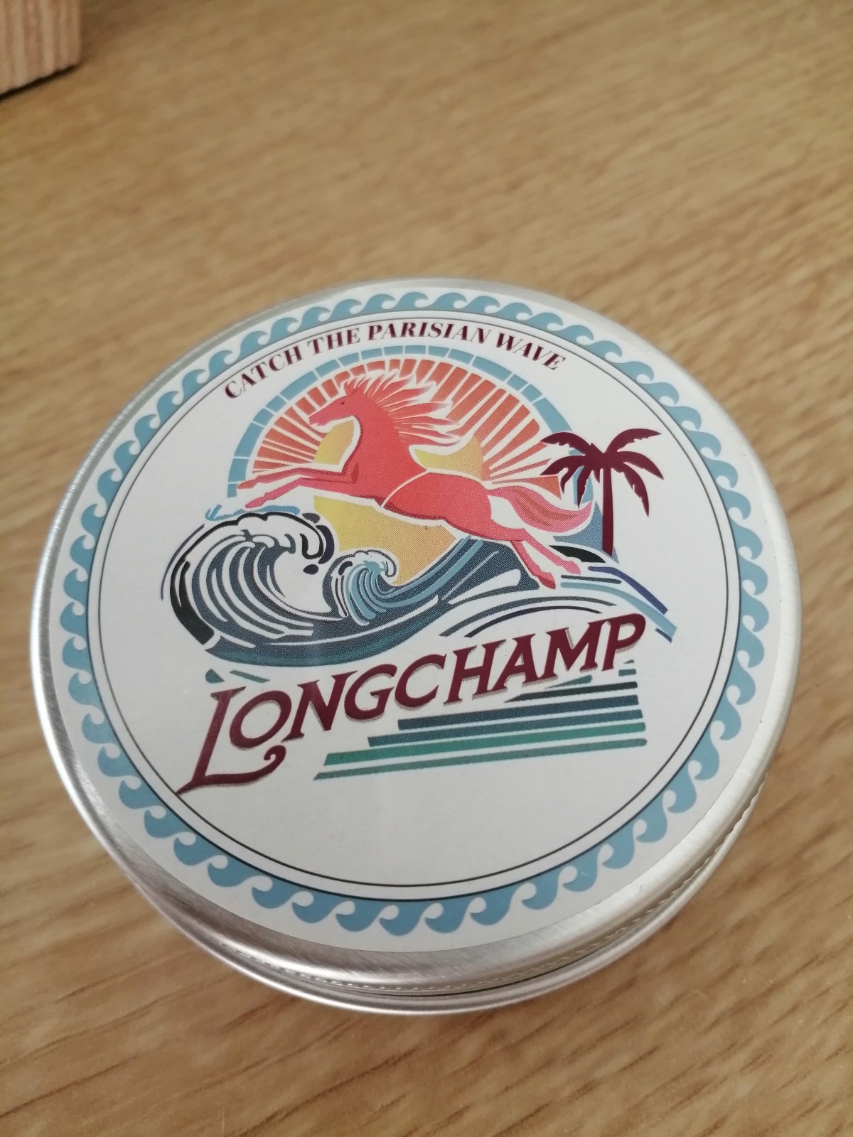 Longchamp Necklace Choker Horse Motive in Parisian Wave Tin