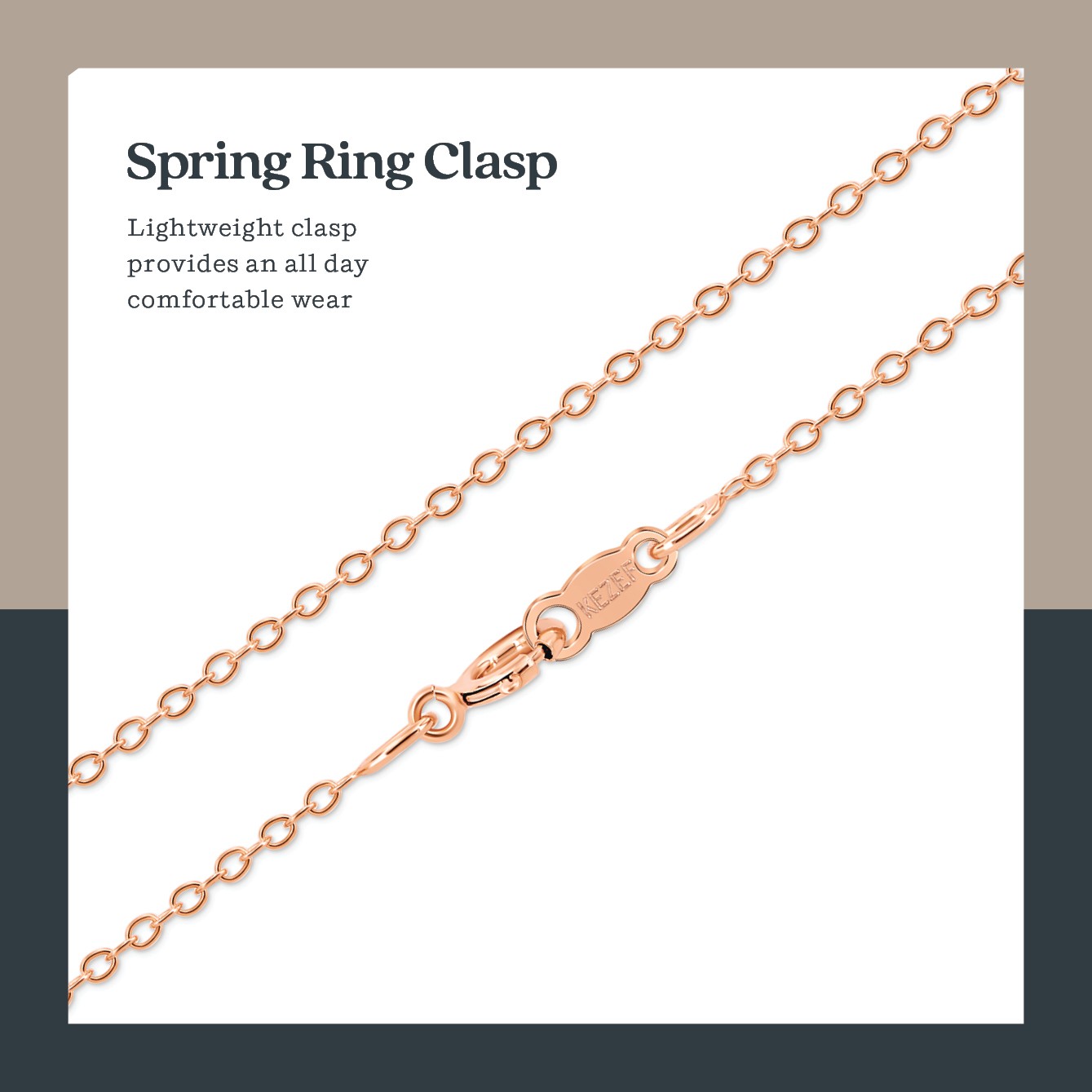 14k Gold Plated 925 Sterling Silver Cable Chain Necklace 1.3 Choose your length!
