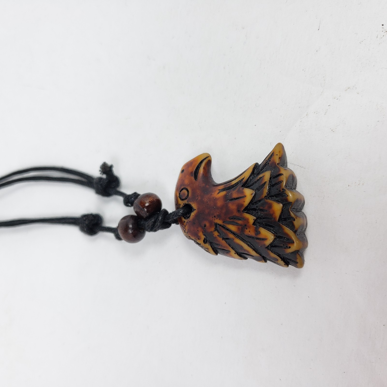 Vintage Adult Fashion Brown Eagle Tribal Adjustable Pendant Necklace 025