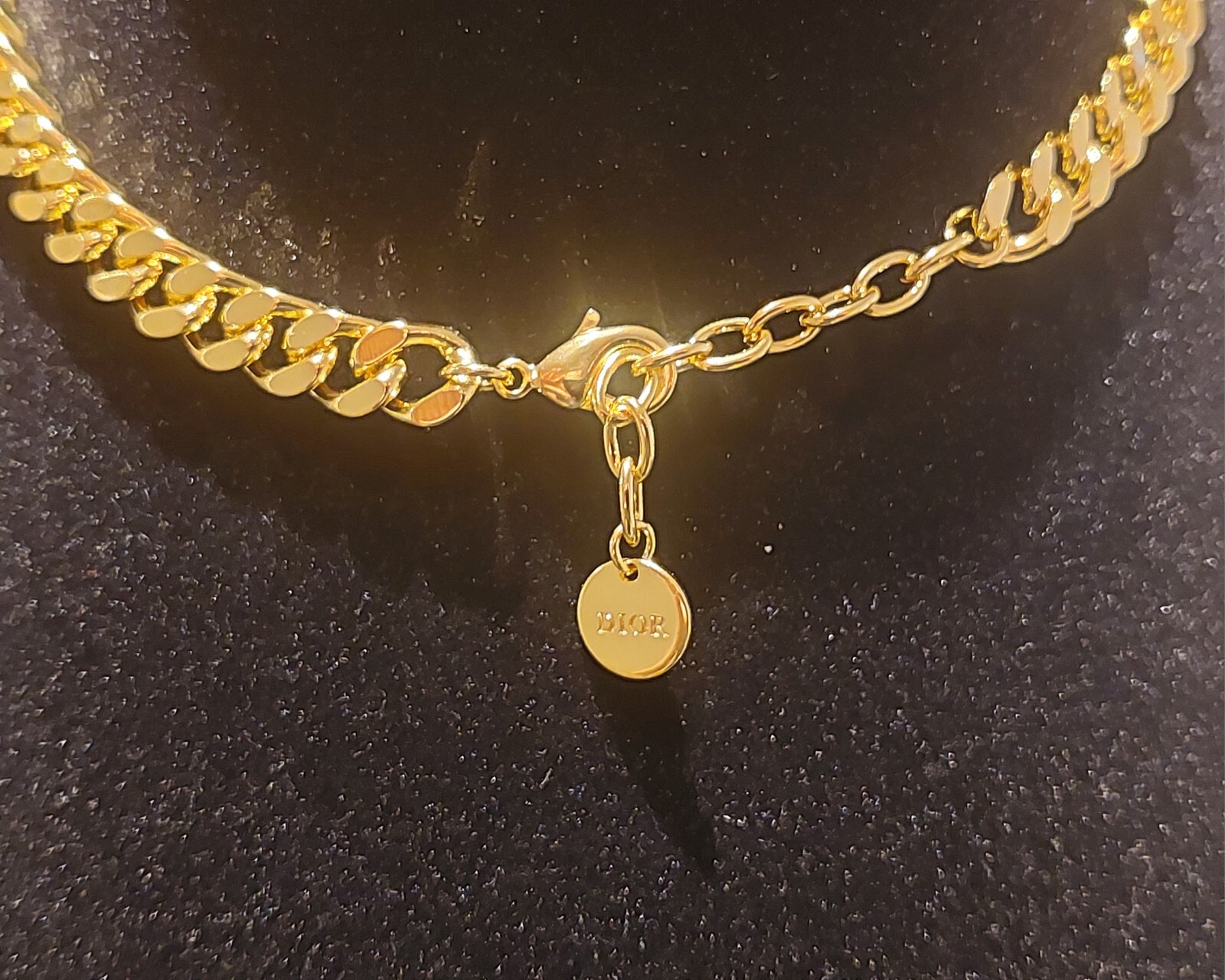 DIOR CD CRYSTAL NECKLACE – Box & Dust Pouch Included