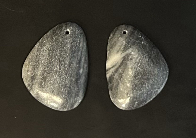 Black/grey Marble Pendants, x2, New In Package