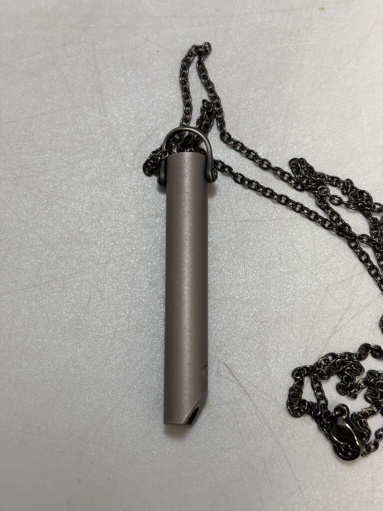 Komuso “Classic Shift” Mens Breathing Necklace – Matte Slate