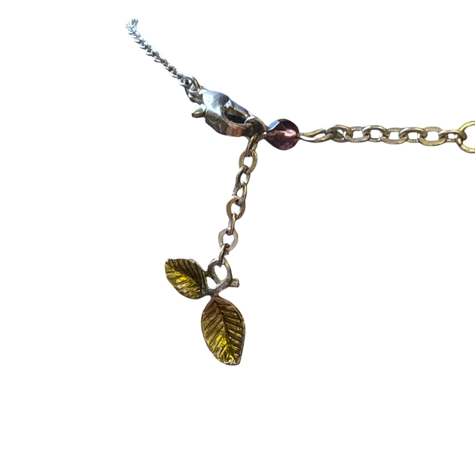 Three Flower Enamel Necklace Colorful Pendant Boho Floral Jewelry Gift