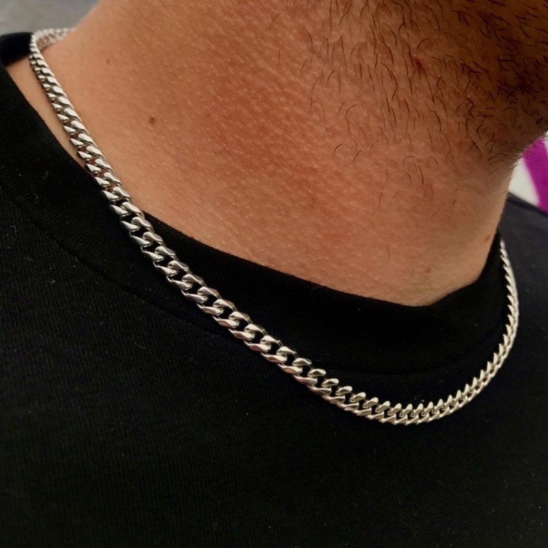 2/3/4mm 316L Stainless Steel Women Men Rope Chains Necklaces 18-32”