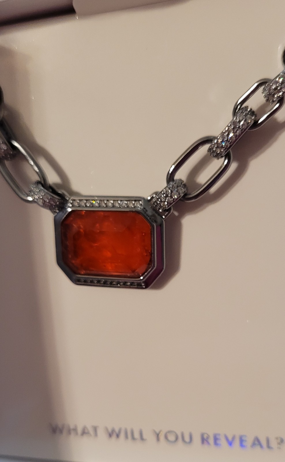 Bomb Party Mental Health Necklace “You are a Reflection of Love” Hematit NK29682