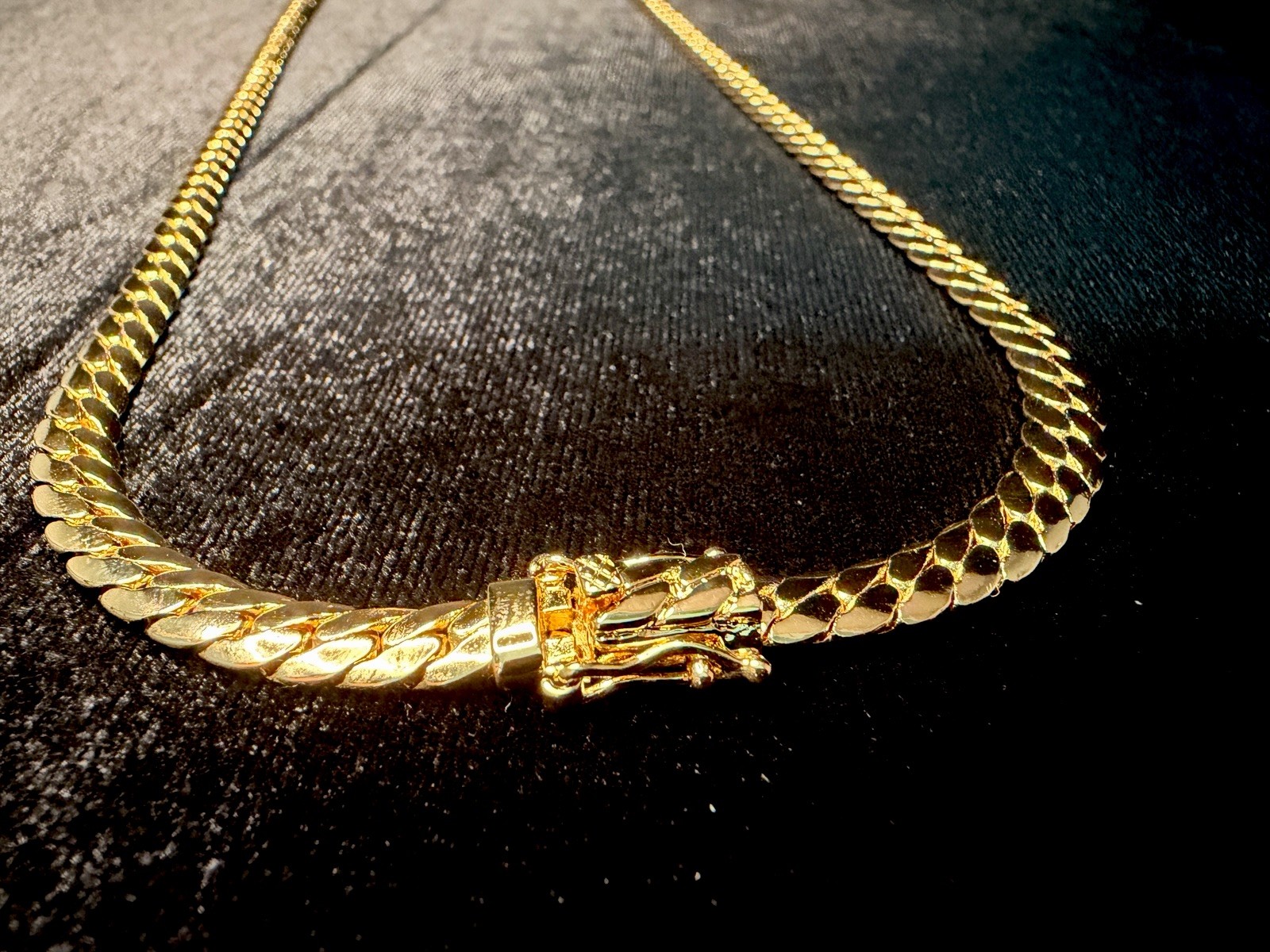 Miami Cuban 30in 6MM 14K Gold Filled Necklace W/Box Lock. BRAND NEW