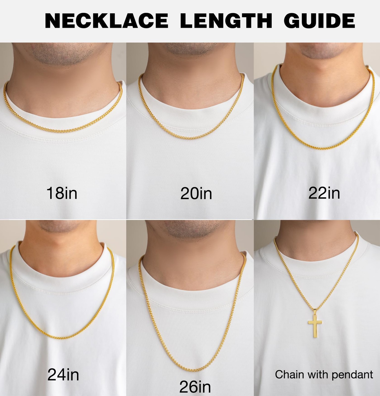 2.5mm/3mm/4mm Silver Stainless Steel Wheat Chain Necklace Jewelry for Men Wom…