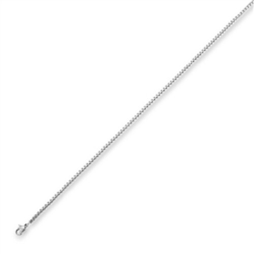 Stainless Steel Box Chain 2.5mm (17,18,20,24 and 30 inches long)