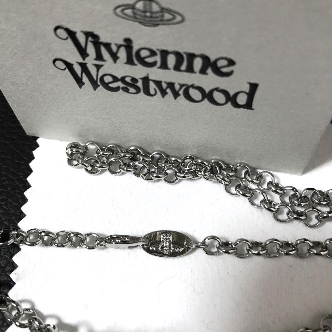 Vivienne Westwood Necklace Small Orb Silver IN BOX [E0151