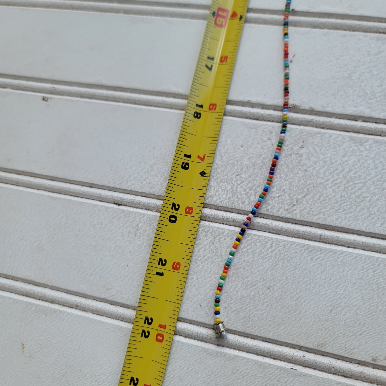 Colorful Beads Strand String Beaded Choker Necklace Jewelry Women Gift 22″