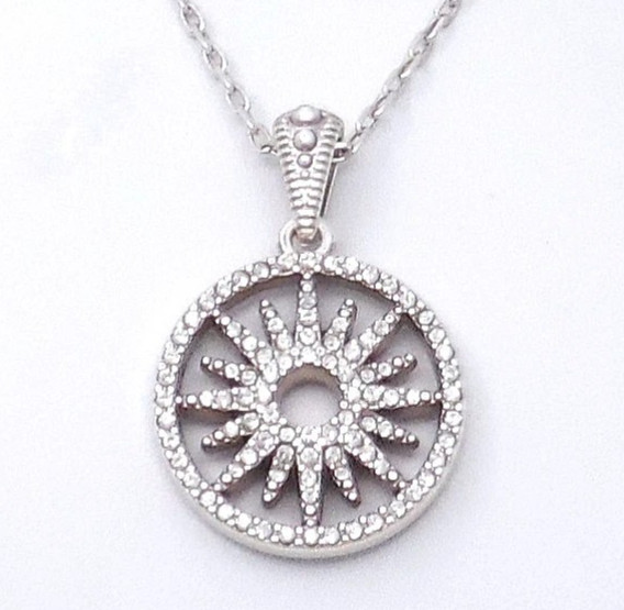 NWTag Brighton Illumina SUN PETITE Small Clear Crystals Necklace MSRP $98