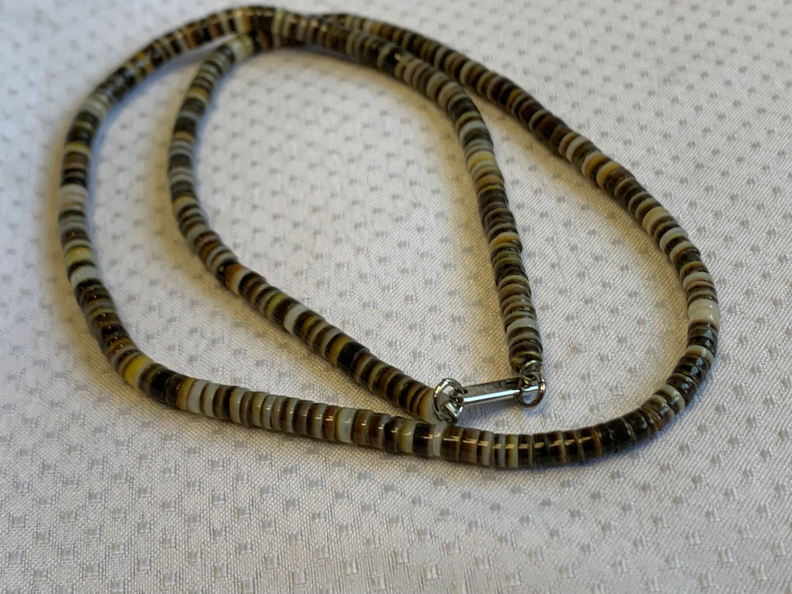Heishi Shell Necklaces Fashion Jewelry Disc Beads 20.25″ & 17.75″ Crescent Moon