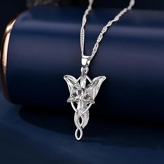 Arwen Evenstar Necklace – Lord of the Rings Pendant Jewelry for Women