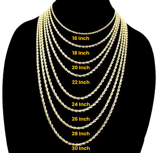 10K Yellow Gold SOLID Figaro Necklace Bracelet Chain Italian Real 2-11mm 7″-30″