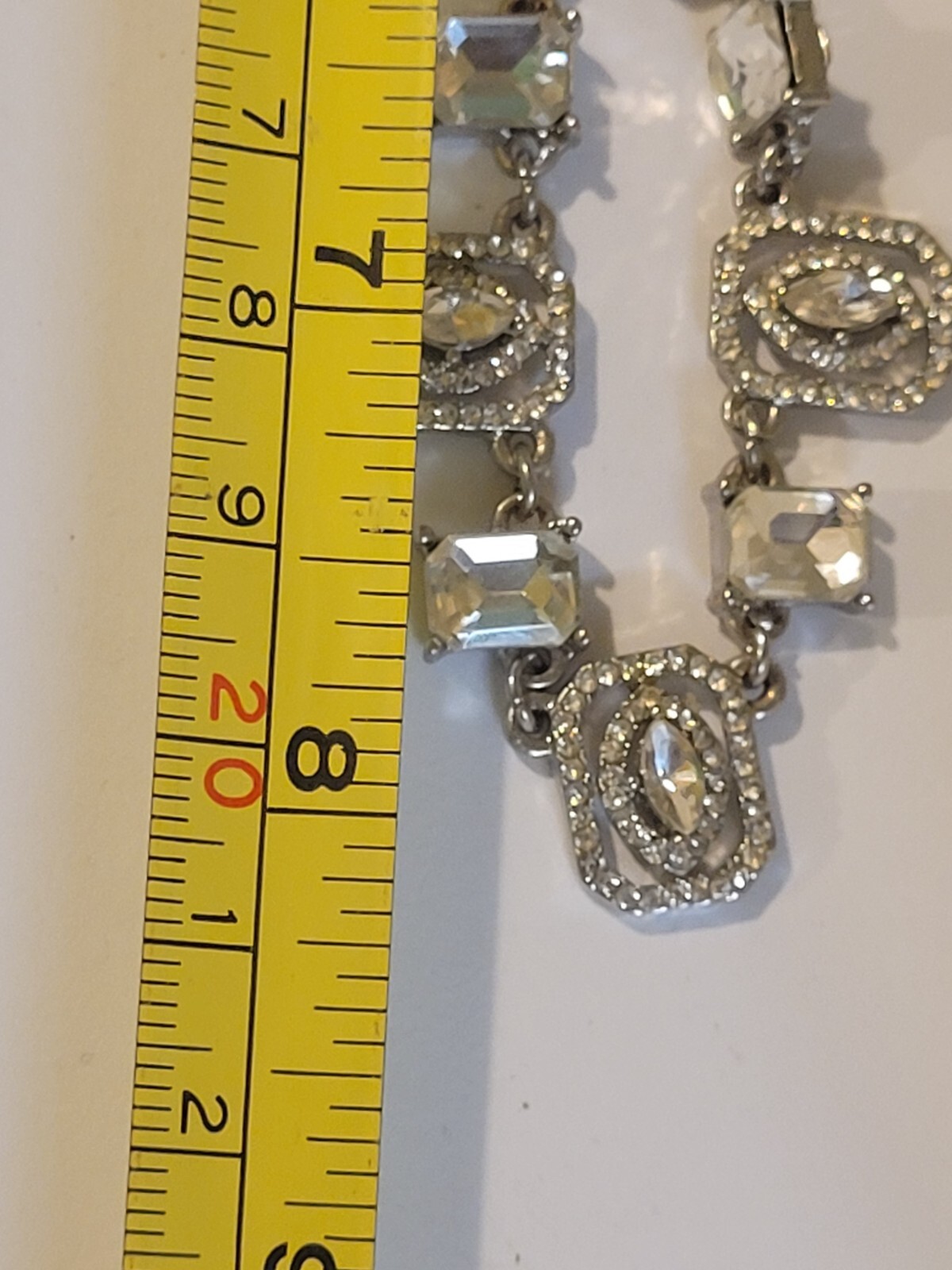 Statement Lab Created White Sapphire 8″ Necklace