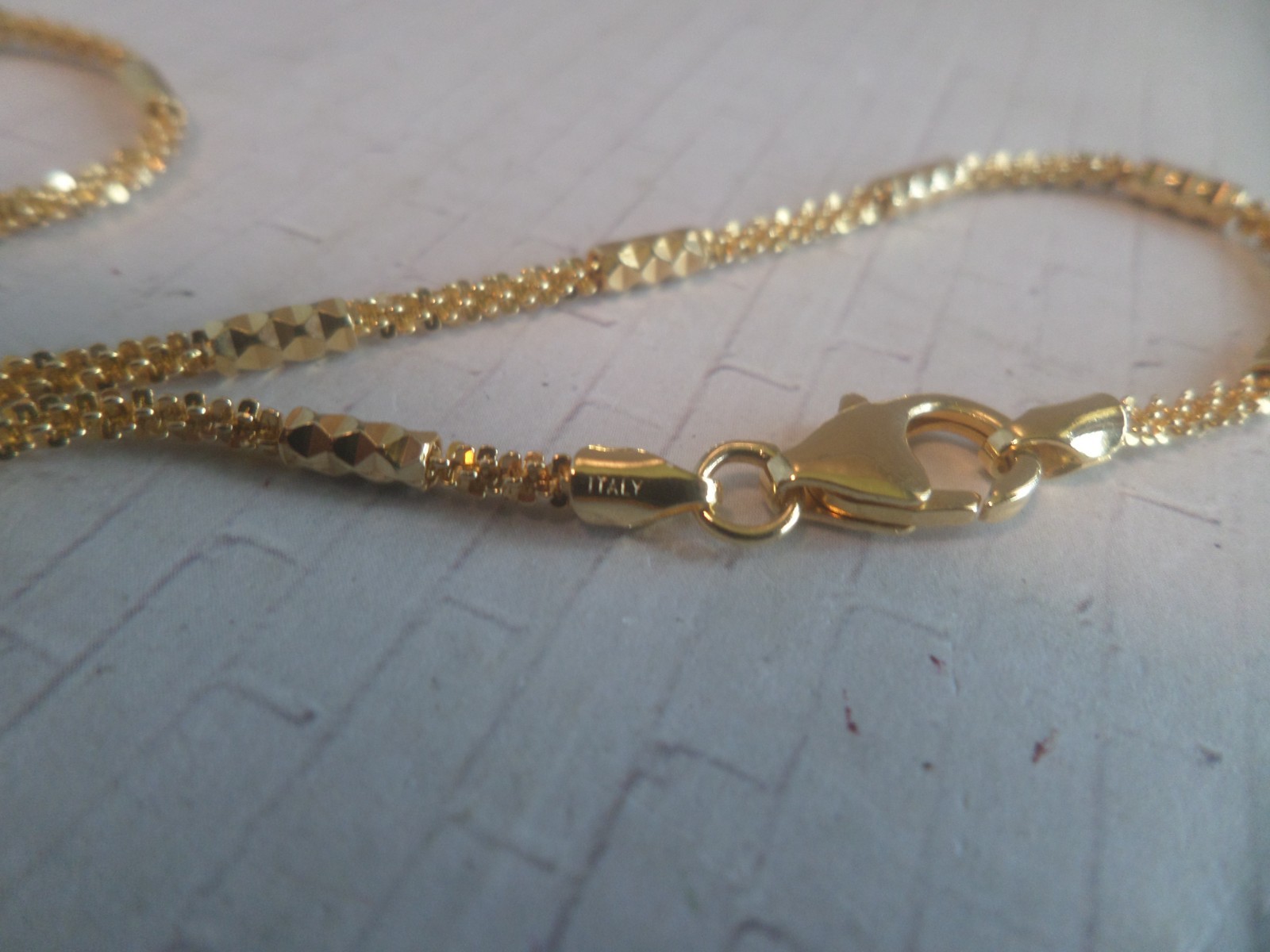 BRONZE MILOR GOLD TONE CHAIN NECKLACE