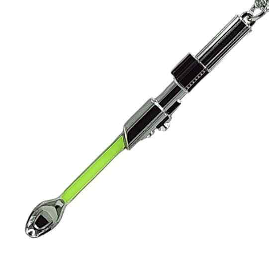 Mini Festival Pendant Necklace Tiny Light Saber Spoon Small Jedi Master