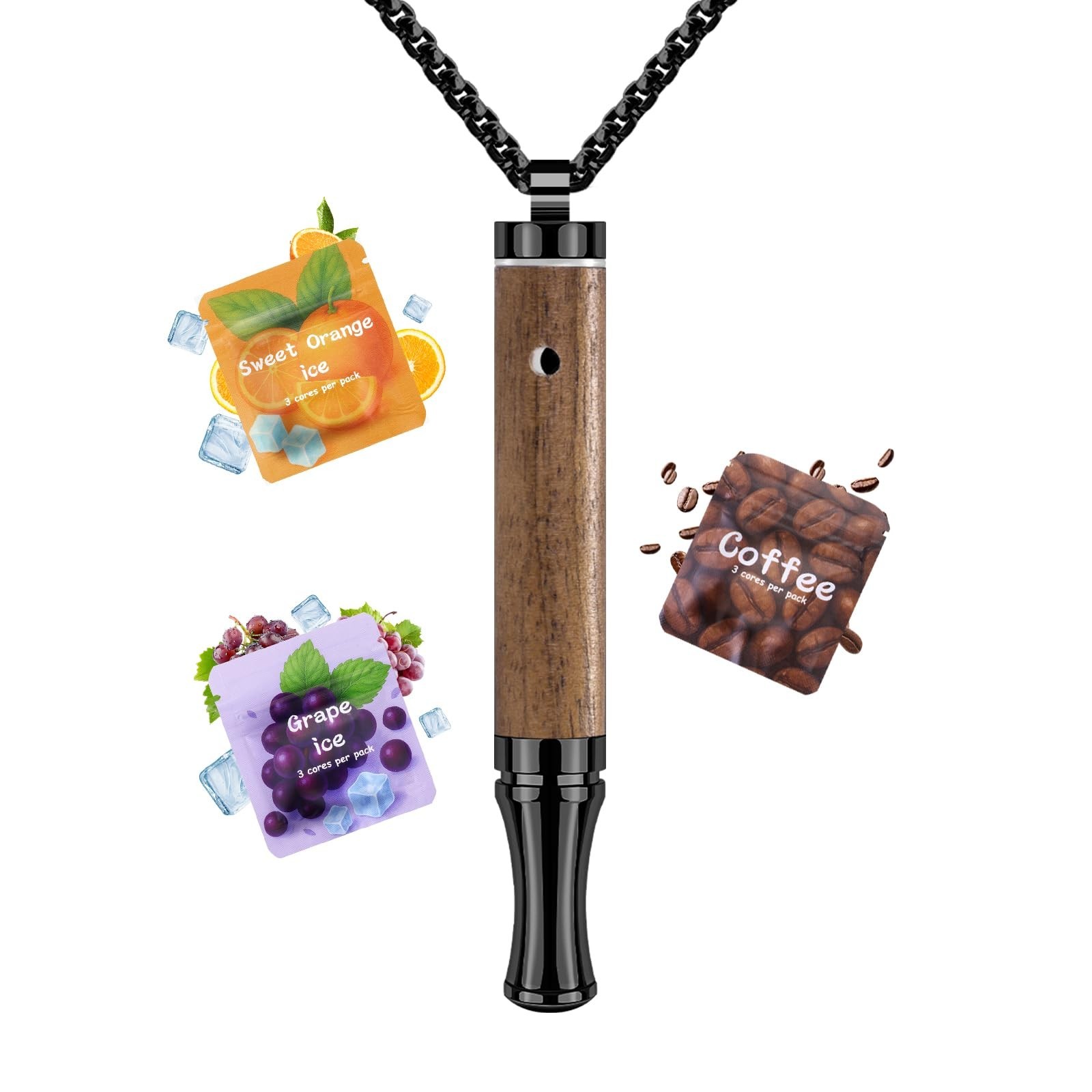 Adjustable Breathing Necklace for Stress Relief – Air Outlet Device for Adults,