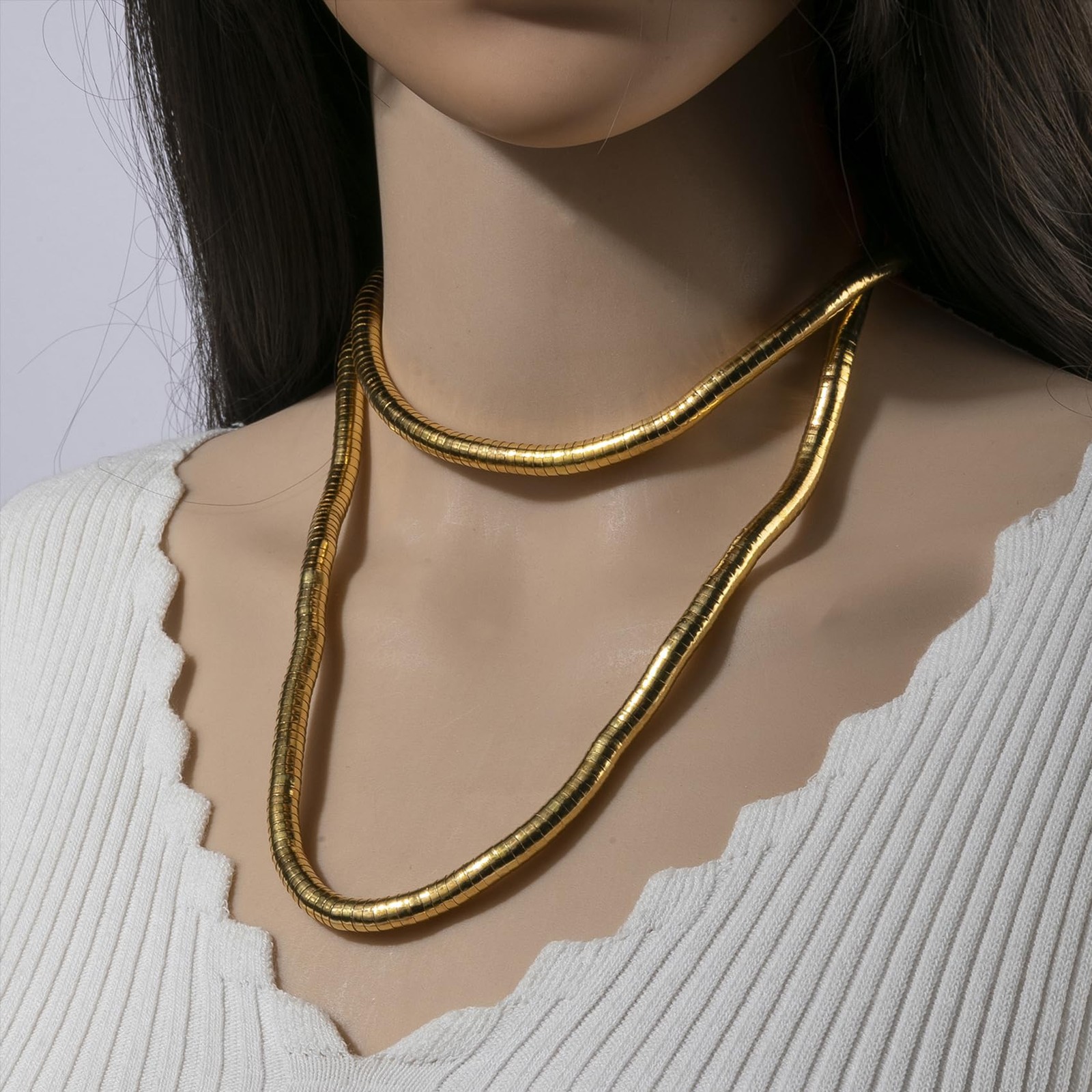 Bendable Snake Necklaces Flexible Random Shape Choker Bracelet Armband Cool S…