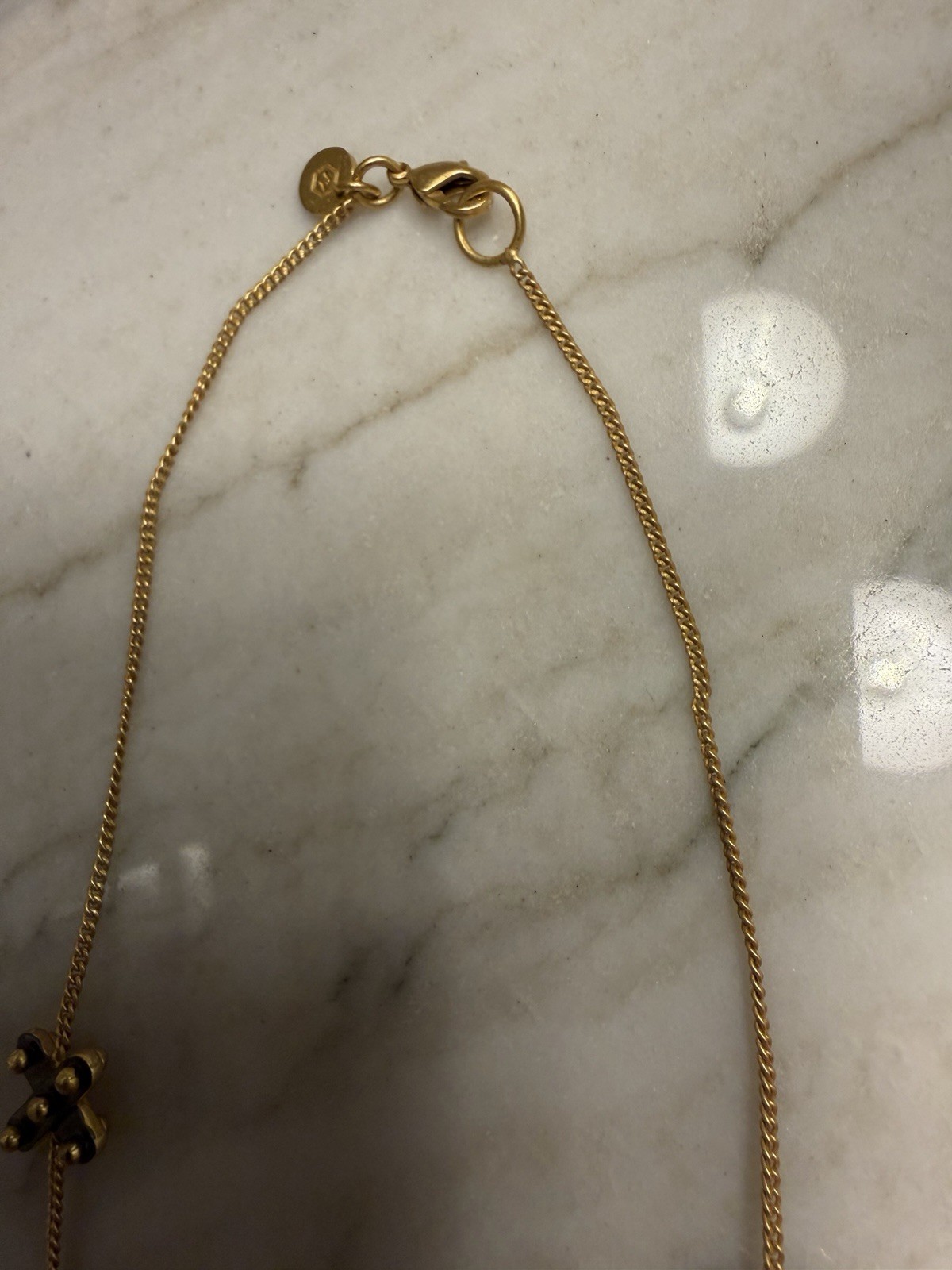 Julie Vos SoHo 40” Station Mixed Metal Necklace Excellent RETIRED